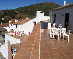 Terraces and view