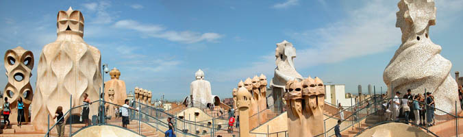 Barcelona, Spain - Casa la Pedrera by Daniel Perries / CC BY NC ND 2.0