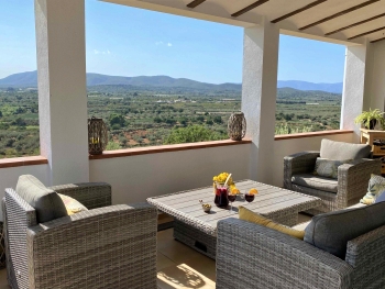 Casa de Olivos terrace
