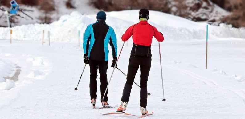 Skiing in the Sierra Nevada in southern Spain